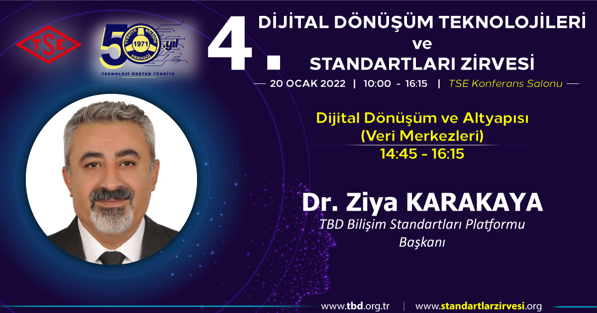 Dr. Ziya KARAKAYA - 4. Dijital Dönüşüm Teknolojileri ve Standartları Zirvesi